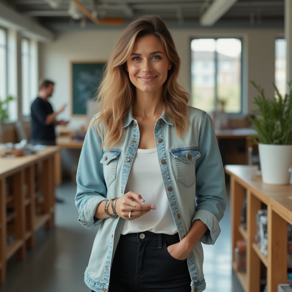 Retrato de Ana Gómez, fundadora de EcoTech